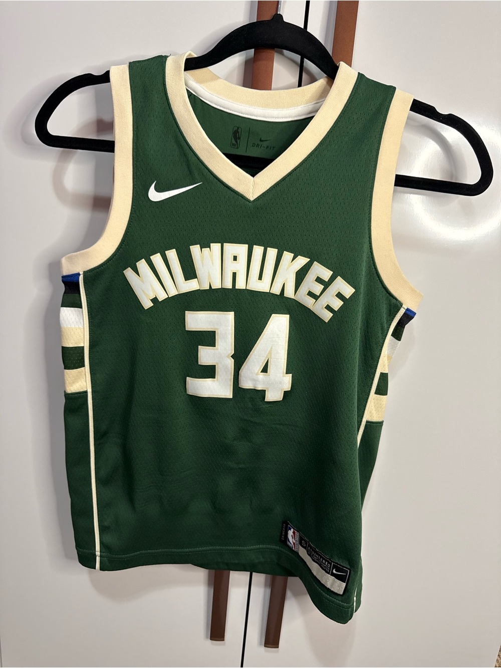 NBA Milwaukee #34 Jersey size S